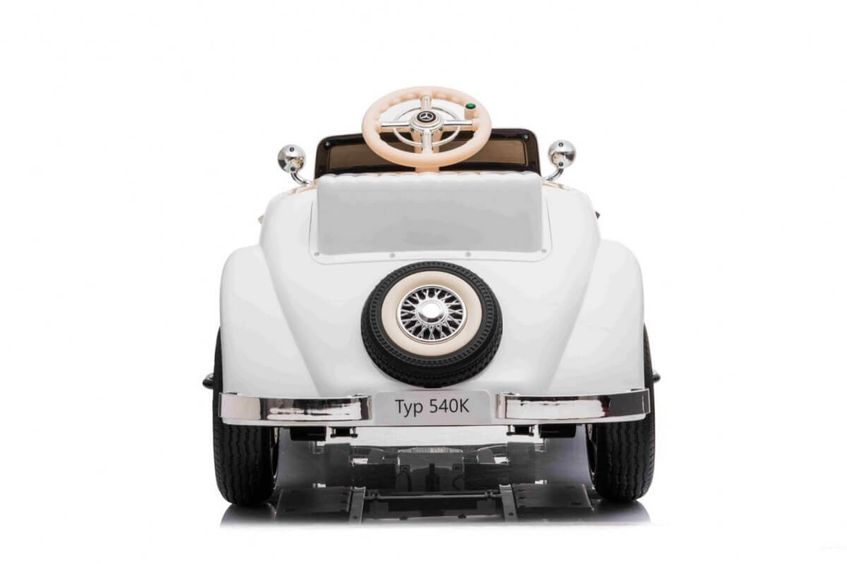 Masinuta electrica pentru copii Mercedes Retro TYP 540K 4x4 (A200) Alb - Autokids.ro - poza 5