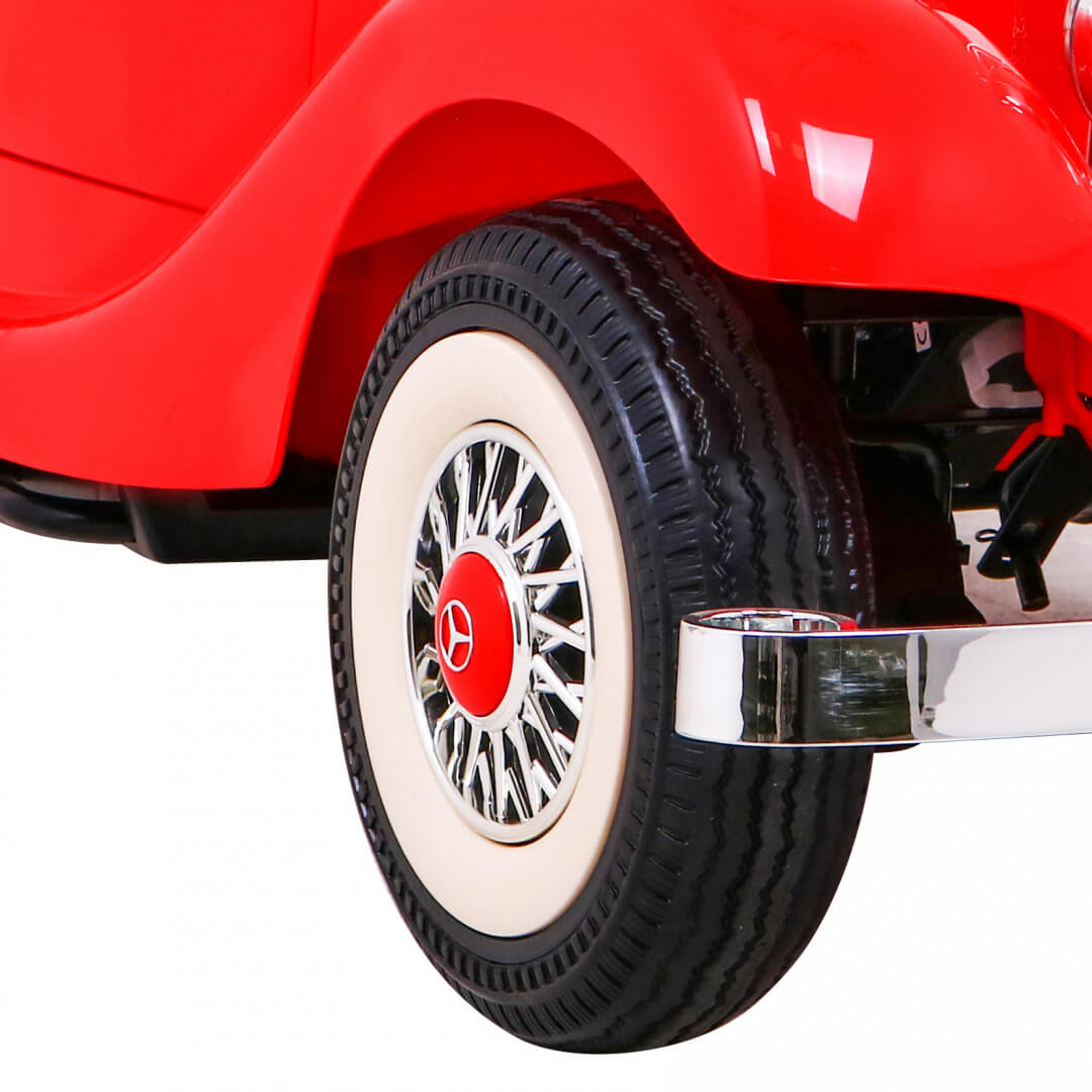 Masinuta electrica pentru copii Mercedes Retro TYP 540K 4x4 (A200) Rosu - Autokids.ro - poza 2