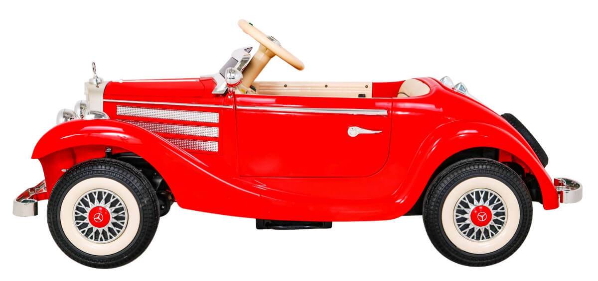 Masinuta electrica pentru copii Mercedes Retro TYP 540K 4x4 (A200) Rosu - Autokids.ro - poza 4