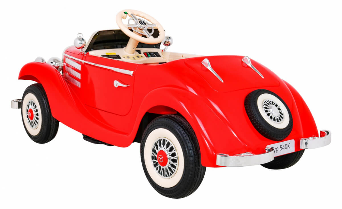 Masinuta electrica pentru copii Mercedes Retro TYP 540K 4x4 (A200) Rosu - Autokids.ro - poza 5