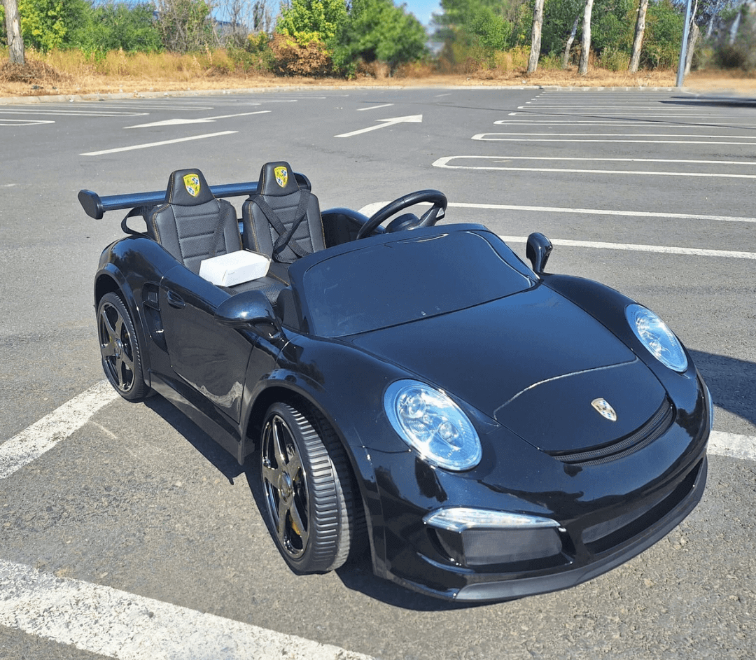 Masinuta electrica pentru copii Porsche RUF CTR cu 2 locuri, 24Volti, 4x4 (S322) Negru metalizat - Autokids.ro - poza 3