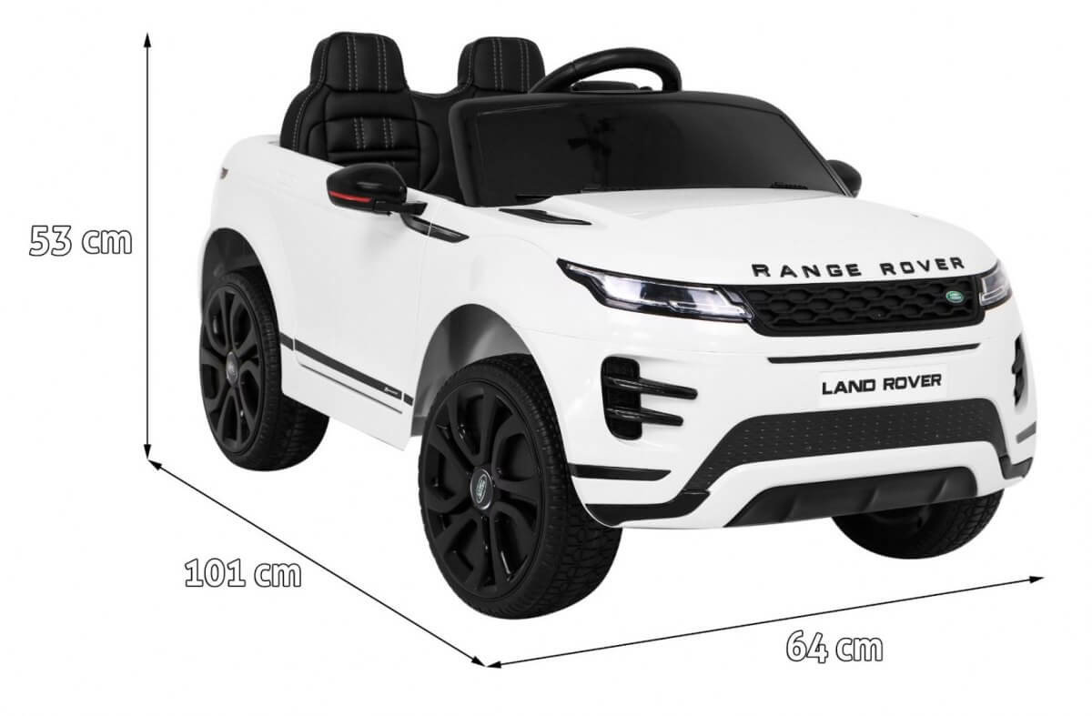 Masinuta electrica pentru copii Range Rover EVOQUE 12V 100W (RRE99) Alb - Autokids.ro - poza 2