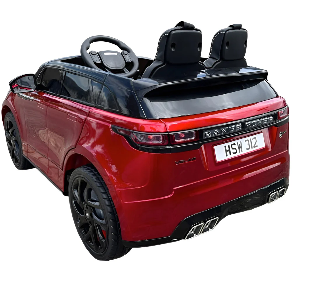 Masinuta electrica pentru copii Range Rover Velar FAST 12V 90W (2088) Visiniu metalizat - Autokids.ro - poza 5