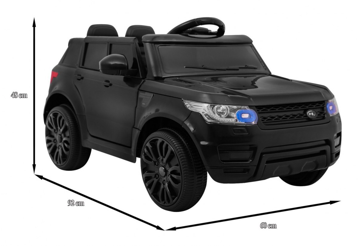 Masinuta electrica pentru copii START RUN (1638) Negru - Autokids.ro - poza 2
