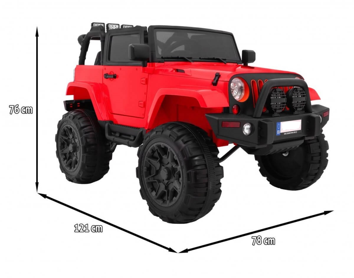 Masinuta electrica pentru copii SUV ALL TERRAIN (0905) Rosu - Autokids.ro - poza 2