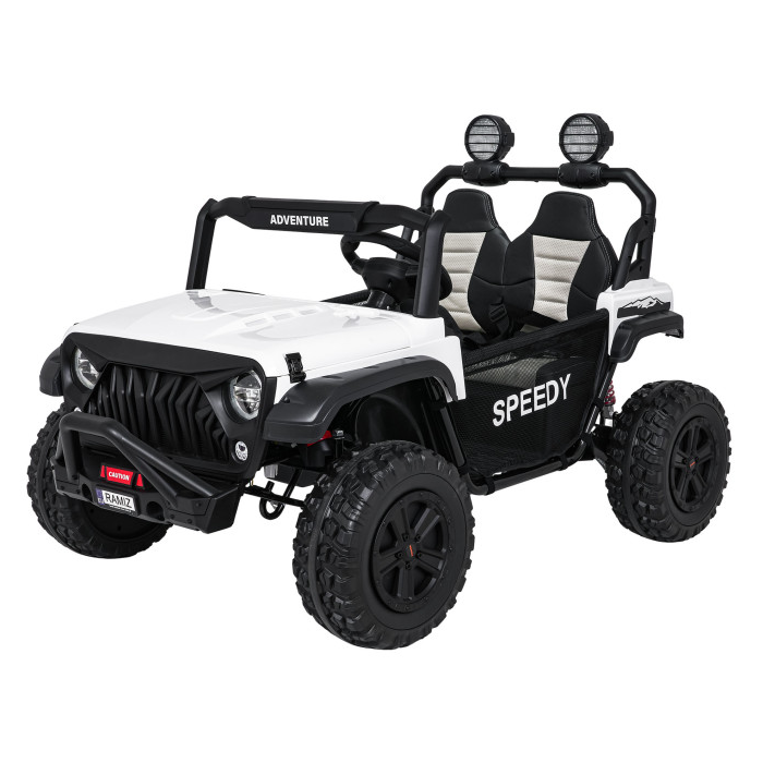Masinuta electrica pentru copii SUV ALL TERRAIN 24V 800W 4x4 (3568) Alb - Autokids.ro