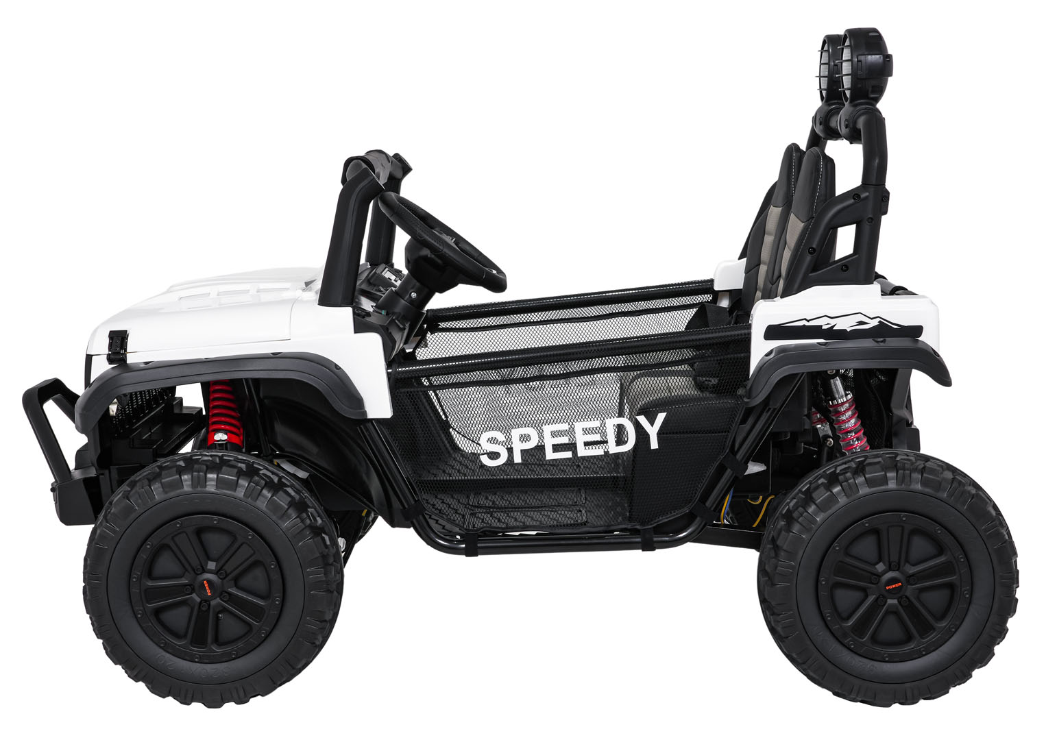 Masinuta electrica pentru copii SUV ALL TERRAIN 24V 800W 4x4 (3568) Alb - Autokids.ro - poza 4