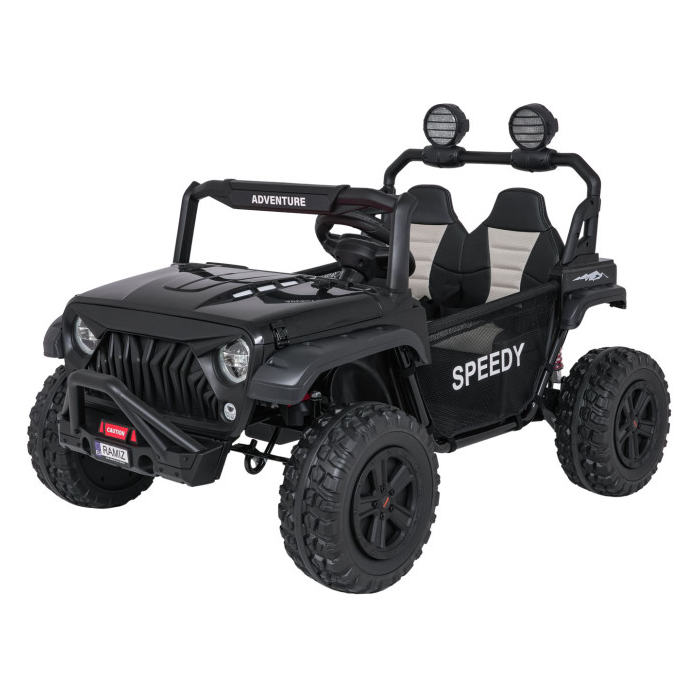 Masinuta electrica pentru copii SUV ALL TERRAIN 24V 800W 4x4 (3568) Negru - Autokids.ro - poza 1