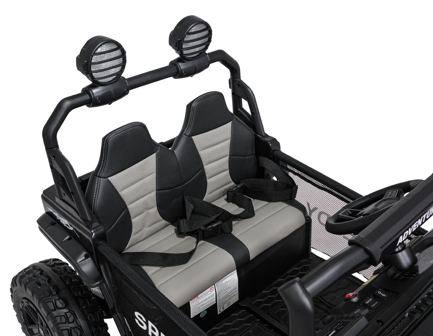 Masinuta electrica pentru copii SUV ALL TERRAIN 24V 800W 4x4 (3568) Negru - Autokids.ro - poza 4