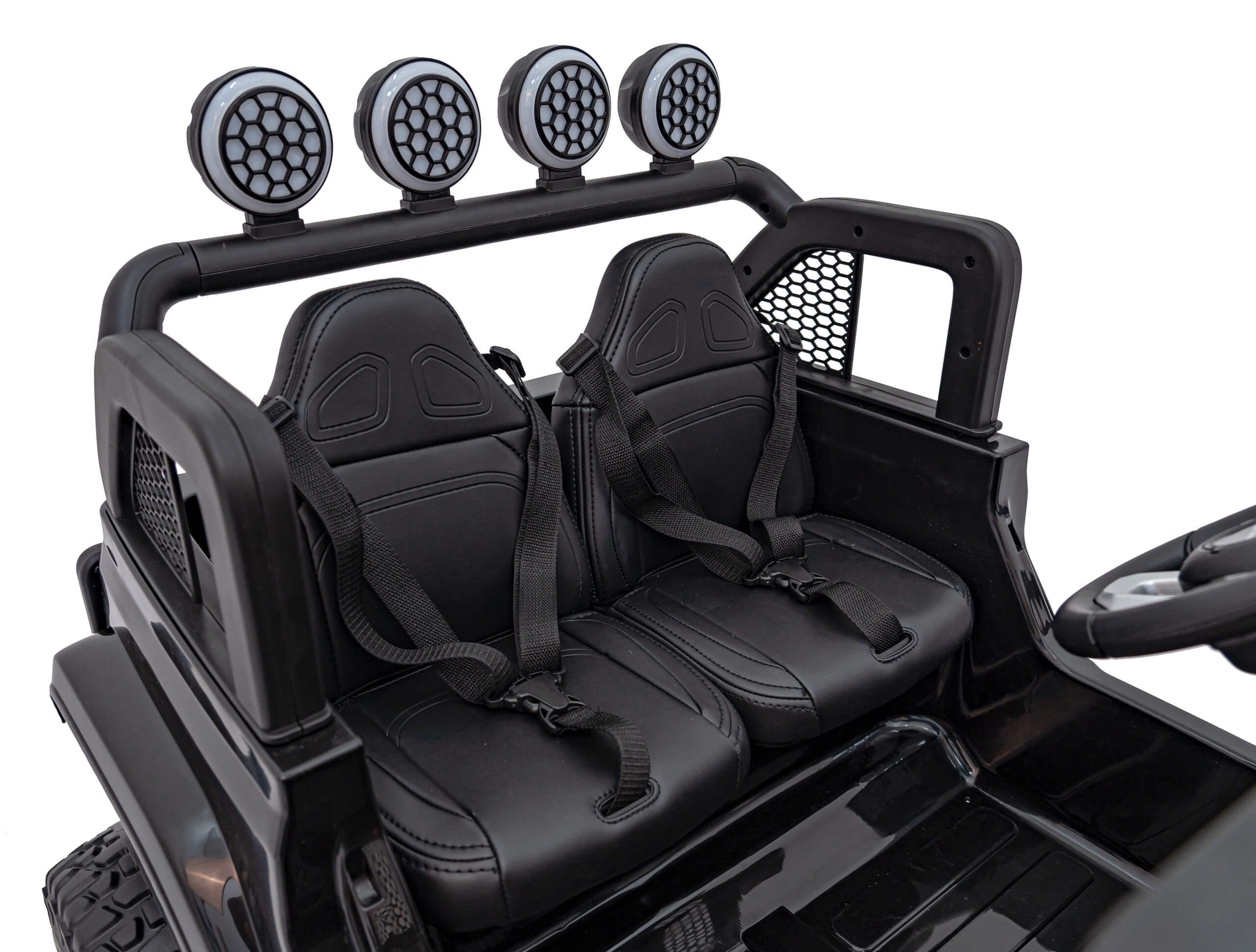Masinuta electrica pentru copii SUV OFFROAD 4x4 (JL213) Negru - Autokids.ro - poza 4