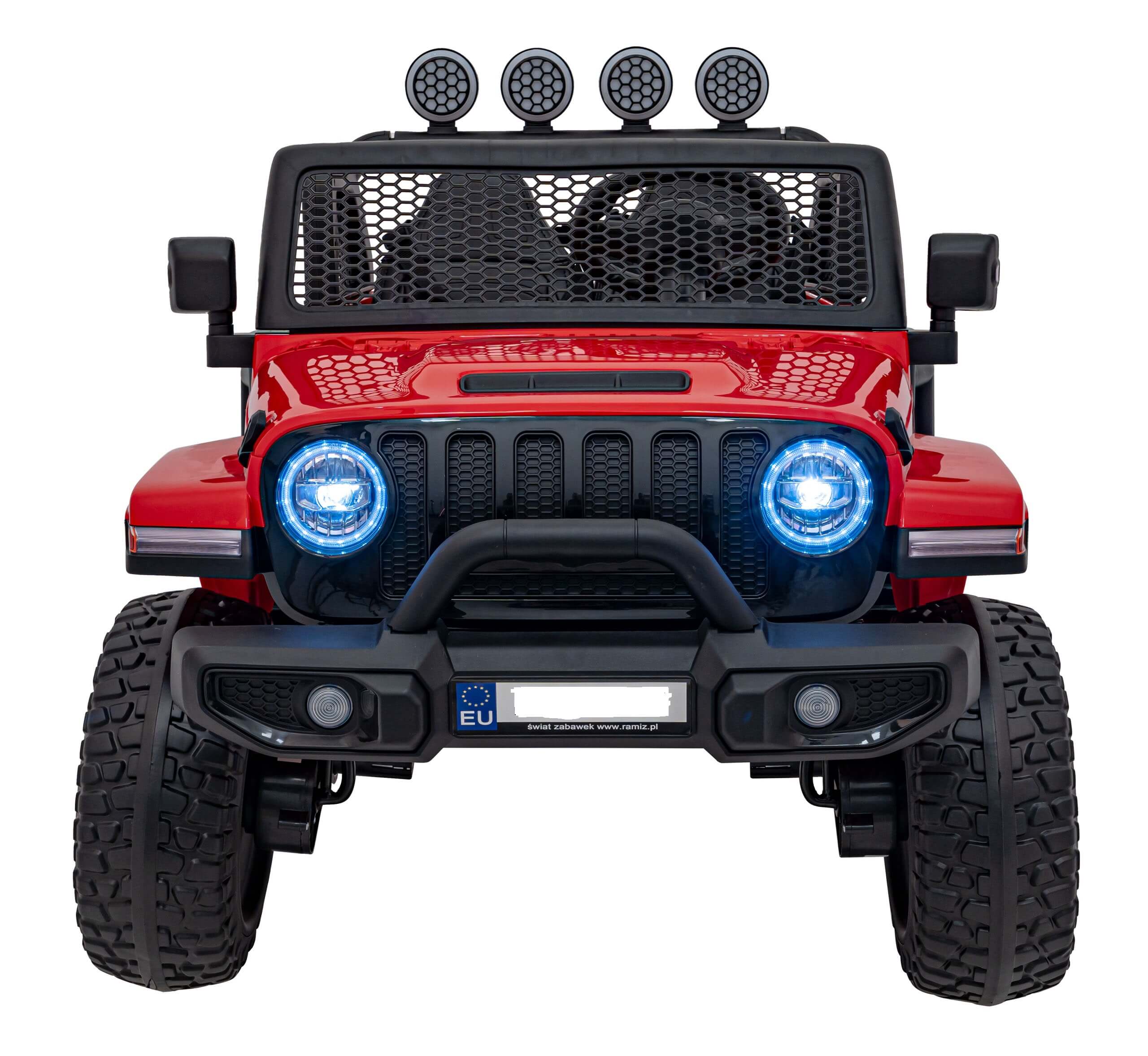 Masinuta electrica pentru copii SUV OFFROAD 4x4 (JL213) Rosu - Autokids.ro - poza 2