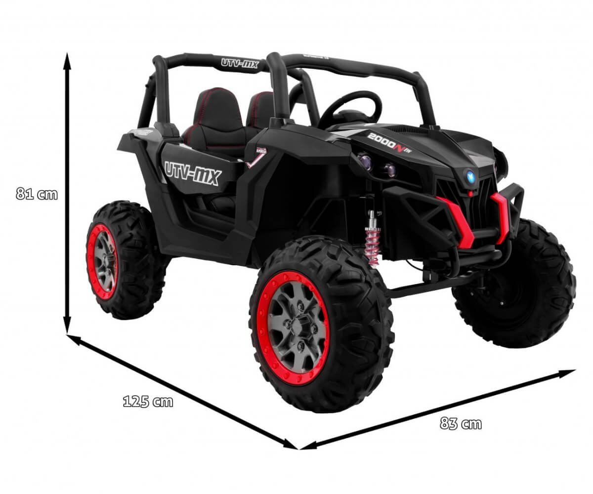 Masinuta electrica pentru copii UTV BUGGY POWER 180W 4x4 (ХМХ-603) Negru - Autokids.ro - poza 2