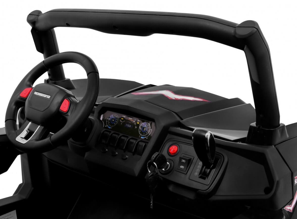 Masinuta electrica pentru copii UTV BUGGY POWER 180W 4x4 (ХМХ-603) Negru - Autokids.ro - poza 4