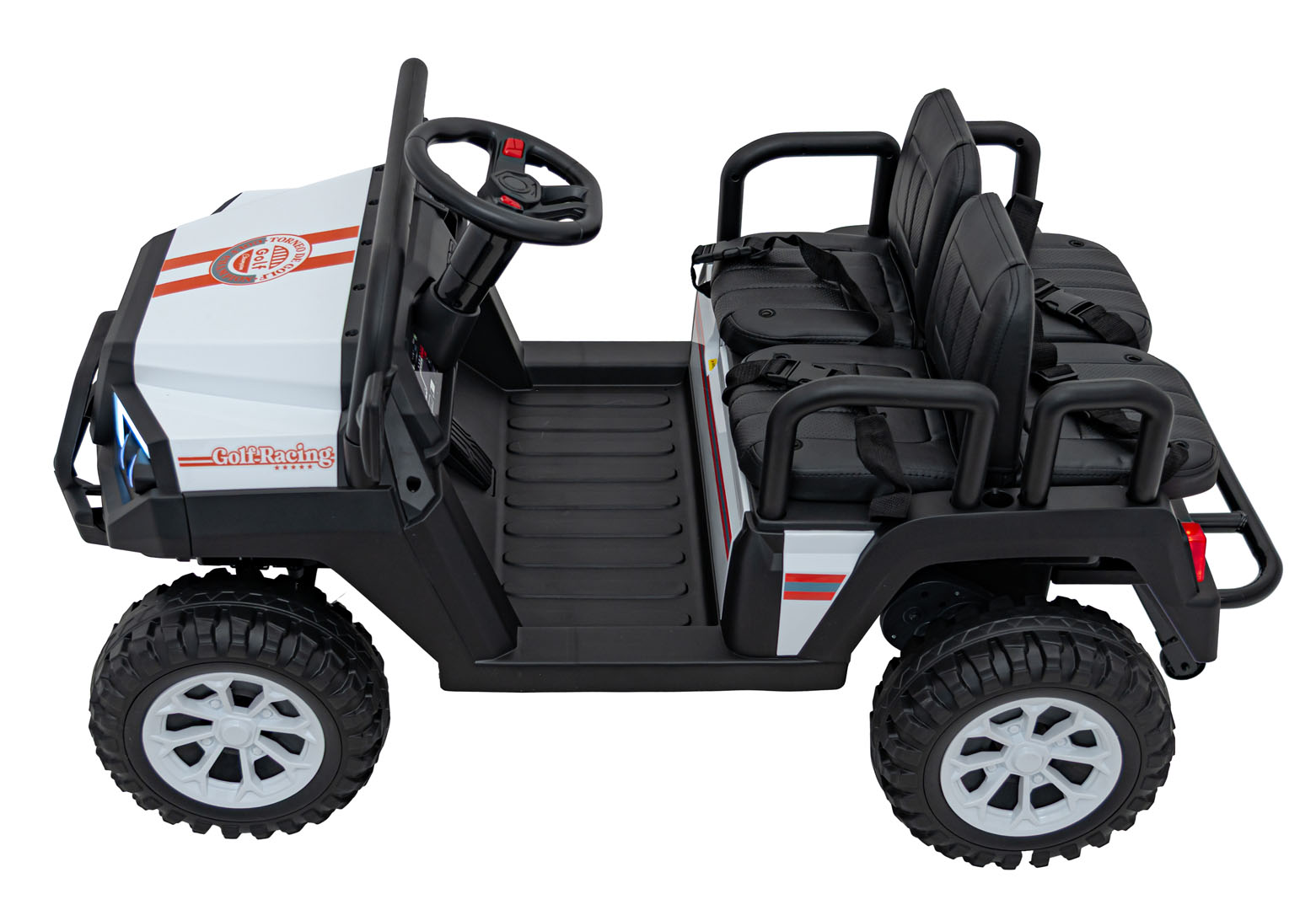 Masinuta electrica pentru copii UTV Champion 4 locuri 24V 400W (650) Alb - Autokids.ro - poza 5