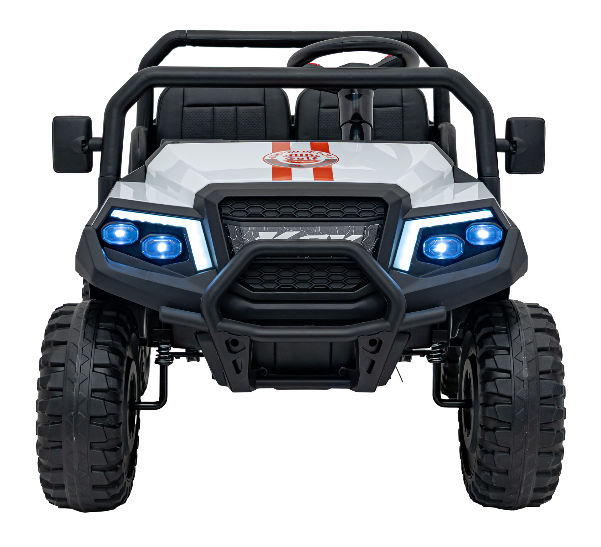 Masinuta electrica pentru copii UTV Champion cu 2 locuri si basculanta 24V 400W (650D) Alb - Autokids.ro - poza 2