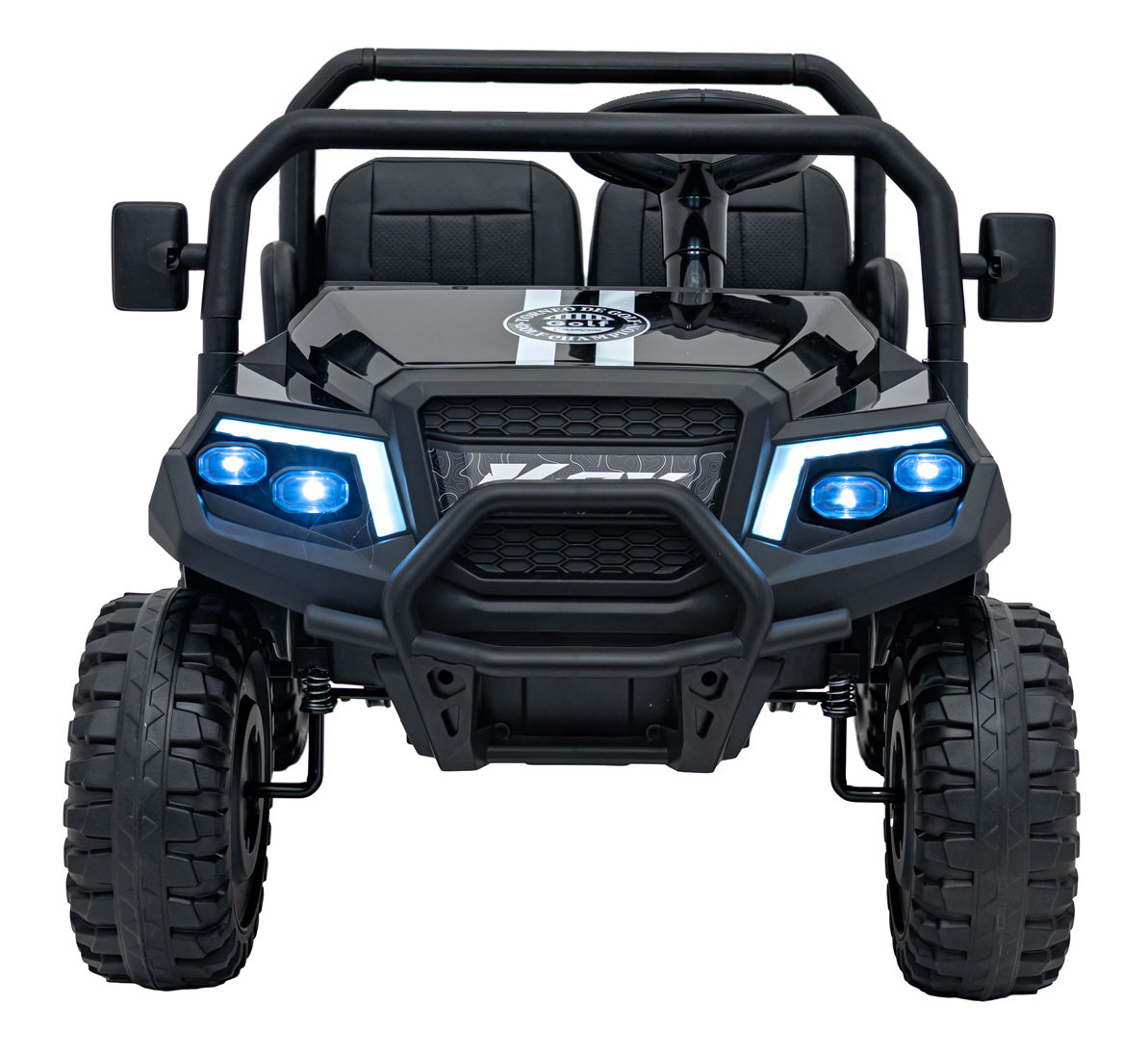 Masinuta electrica pentru copii UTV Champion cu 2 locuri si basculanta 24V 400W (650D) Negru - Autokids.ro - poza 2