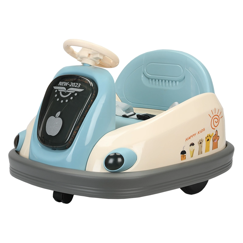 Masinuta electrica tip ,, Bumper Car - Model albastru cu rotire 360