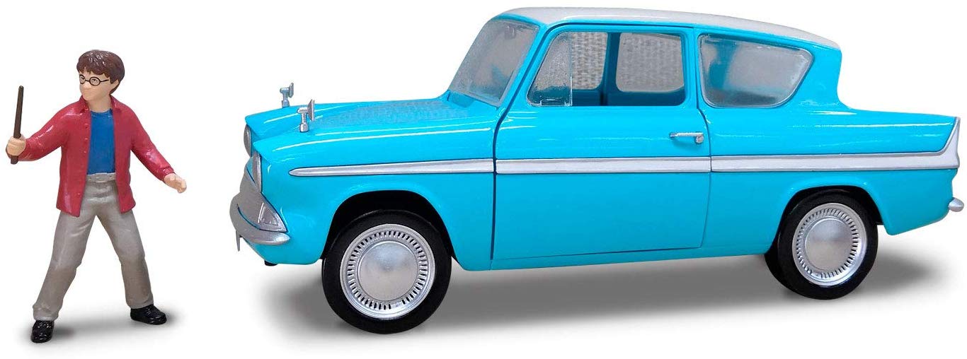 Masinuta Ford Anglia 1:24 si figurina Harry Potter Jada Toys - poza 4