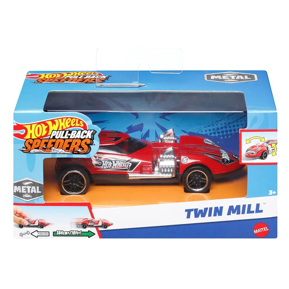 Masinuta Hot Wheels Pull Back Speeders 1:43 diverse modele - poza 5