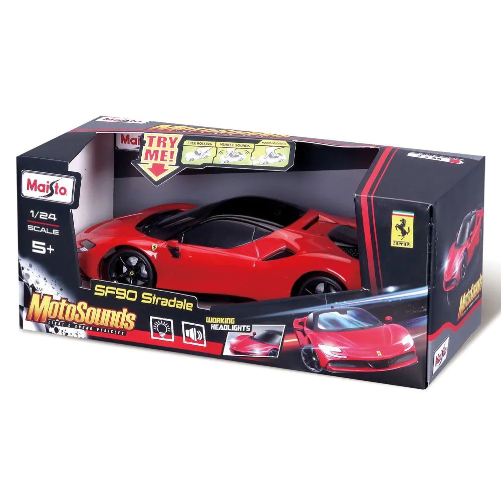 Masinuta Maisto Motosounds Ferrari SF90 Stradale 1:24 - poza 2