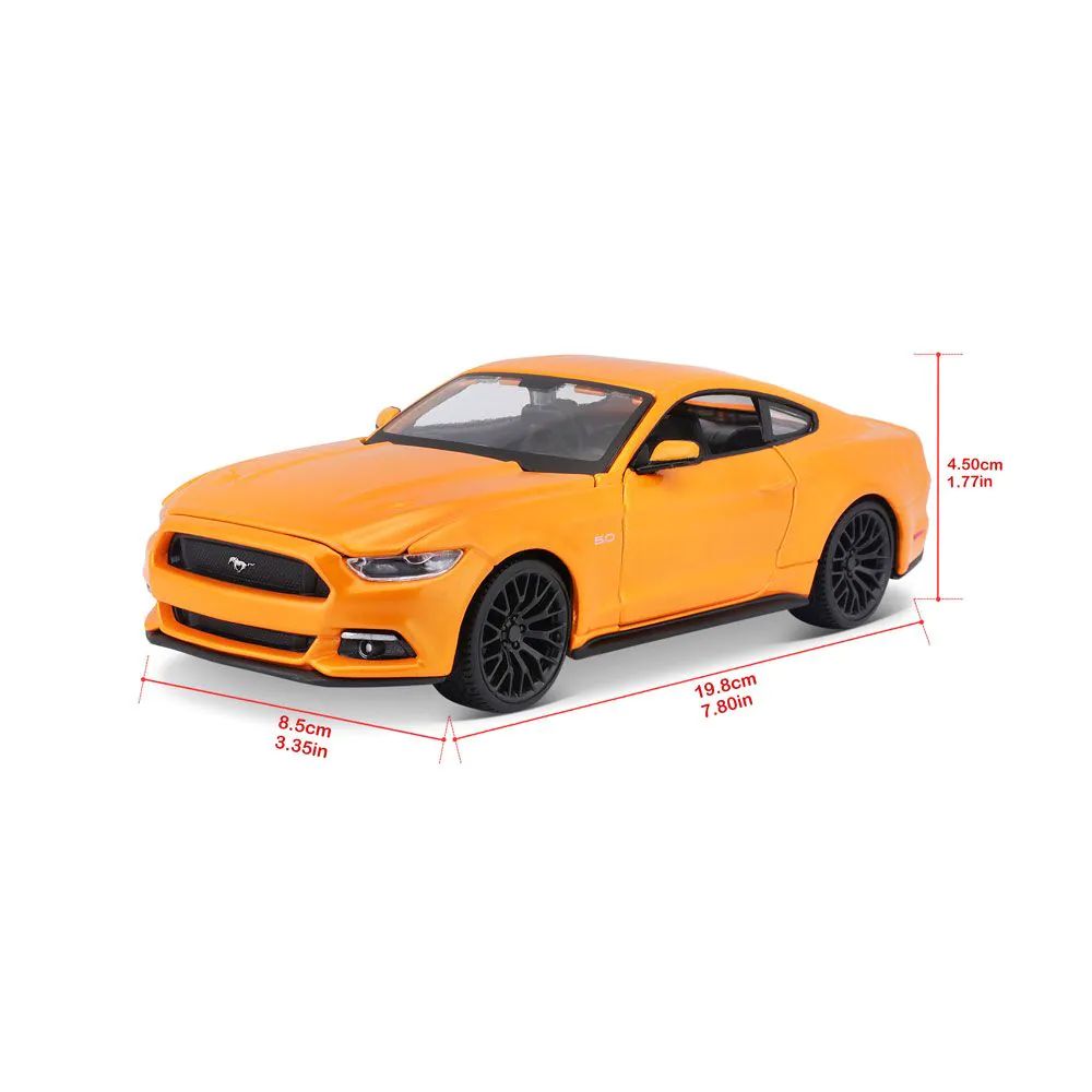 Masinuta Maisto Special Edition 2015 Ford Mustang GT 1:24 Portocaliu - poza 5