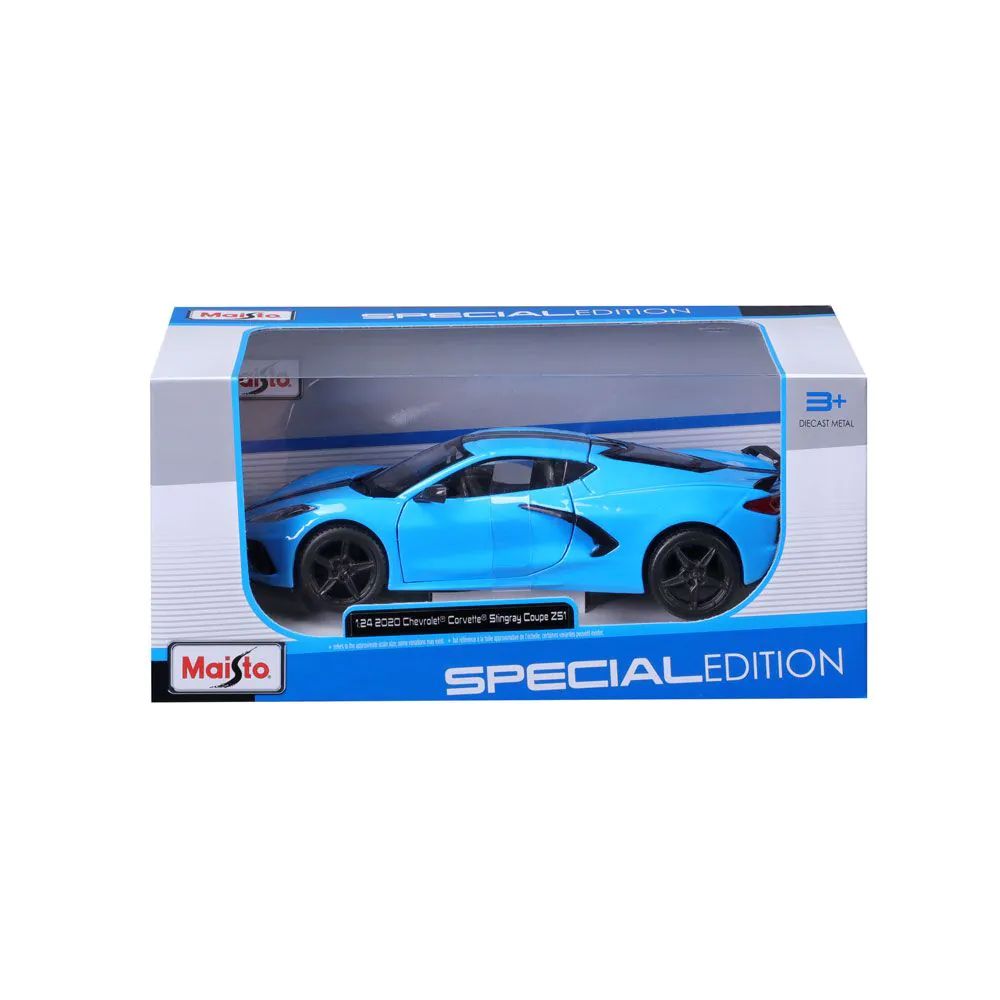 Masinuta Maisto Special Edition 2020 Chevrolet Corvette Stingray Z51 1:24 Albastru - poza 2