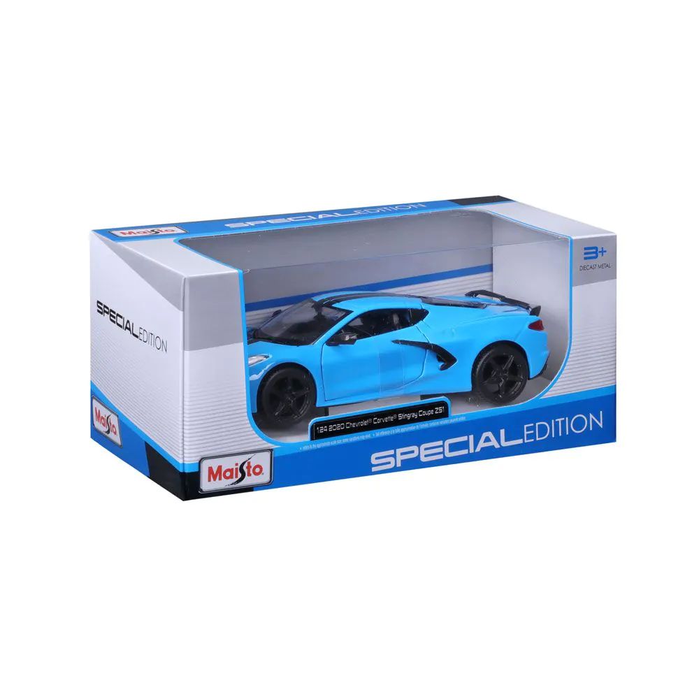 Masinuta Maisto Special Edition 2020 Chevrolet Corvette Stingray Z51 1:24 Albastru - poza 3