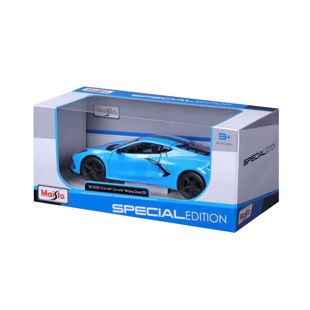 Masinuta Maisto Special Edition 2020 Chevrolet Corvette Stingray Z51 1:24 Albastru - poza 4