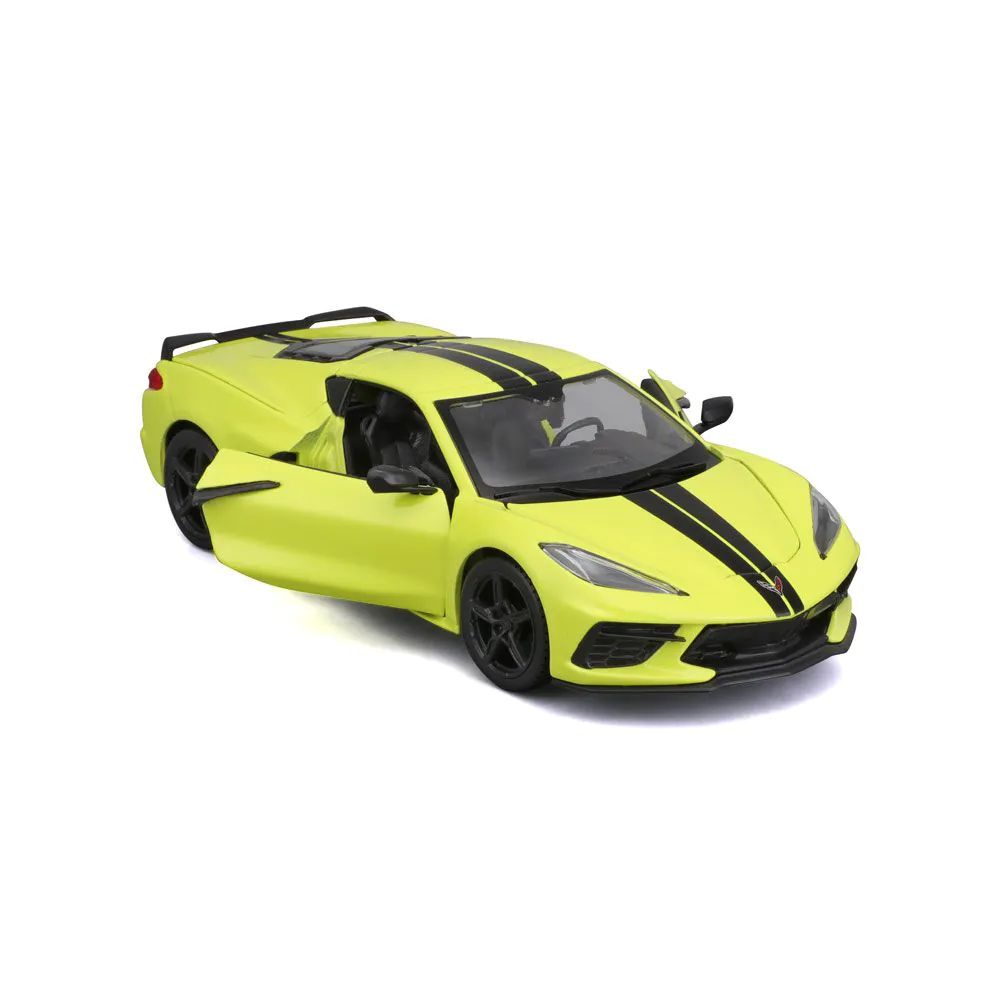 Masinuta Maisto Special Edition 2020 Chevrolet Corvette Stingray Z51 1:24 Galben - poza 4