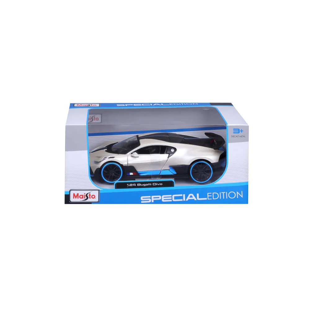 Masinuta Maisto Special Edition Bugatti Divo 1:24 Alb - poza 3