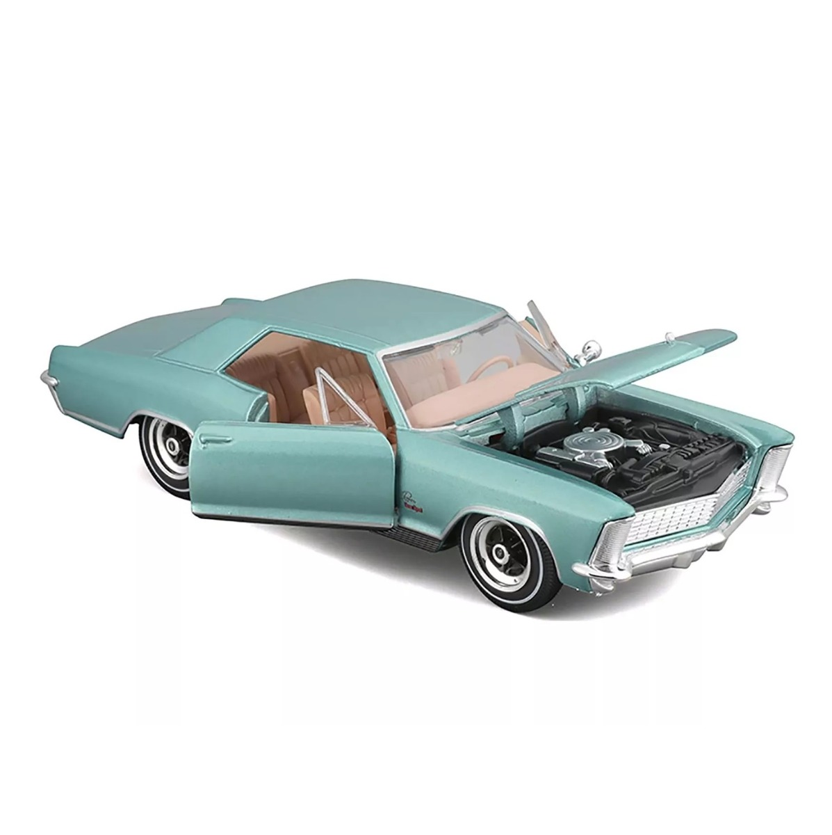 Masinuta Maisto Special Edition Buick Riviera 1965 1:26 Albastra - poza 1