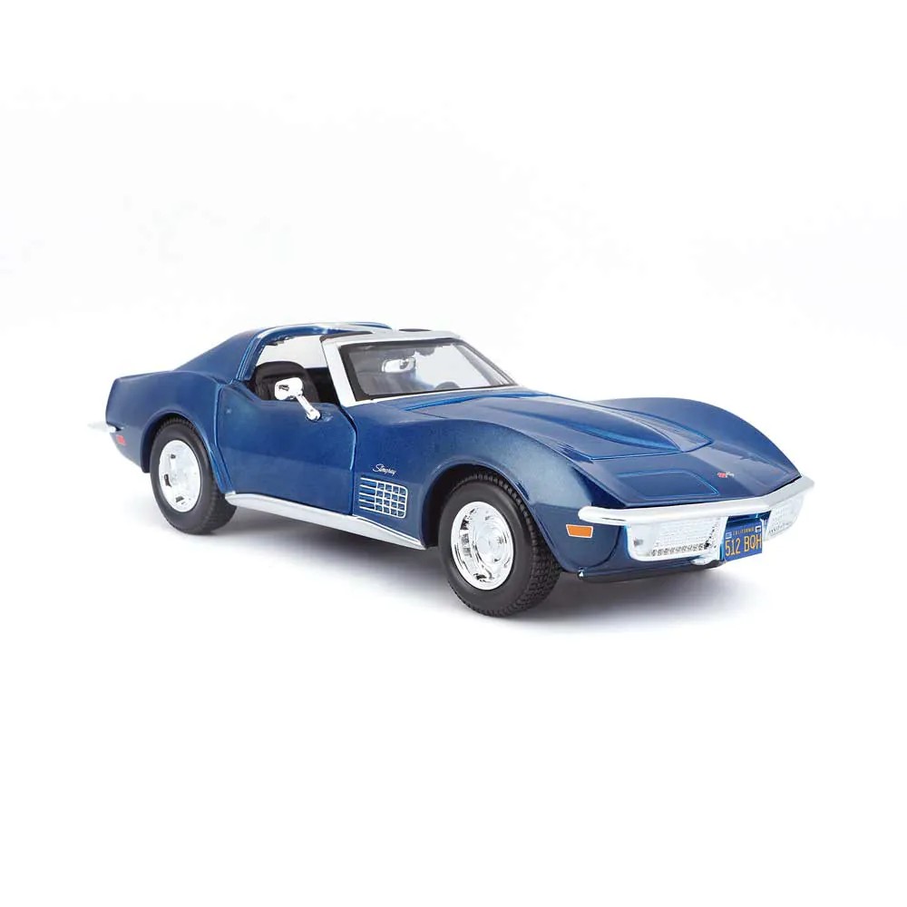Masinuta Maisto Special Edition Chevrolet Corvette 1970 1:24 Blue - poza 5
