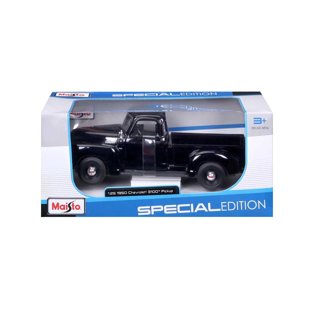 Masinuta Maisto Special Edition Chevrolet Pickup 3100 1950 1:24 Negru - poza 2