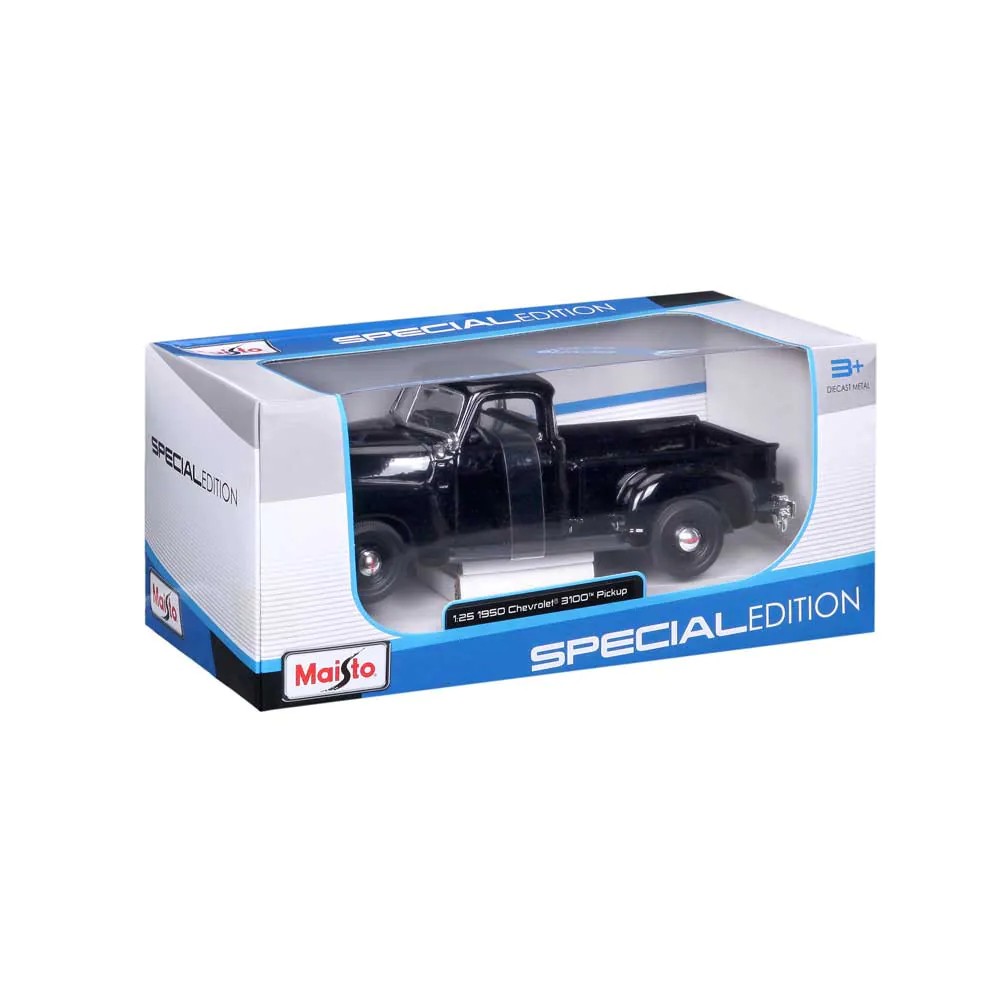 Masinuta Maisto Special Edition Chevrolet Pickup 3100 1950 1:24 Negru - poza 5