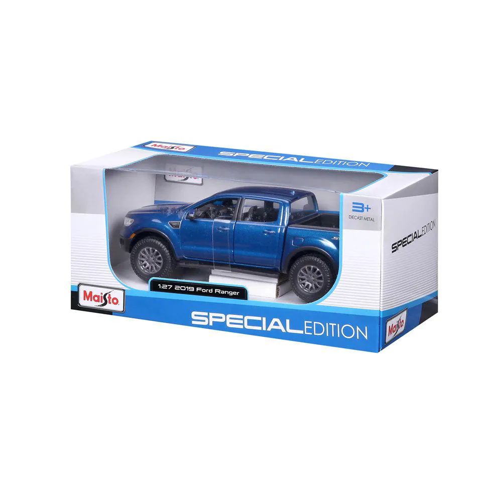 Masinuta Maisto Special Edition Jeep 2019 Ford Ranger 1:27 Albastru - poza 3