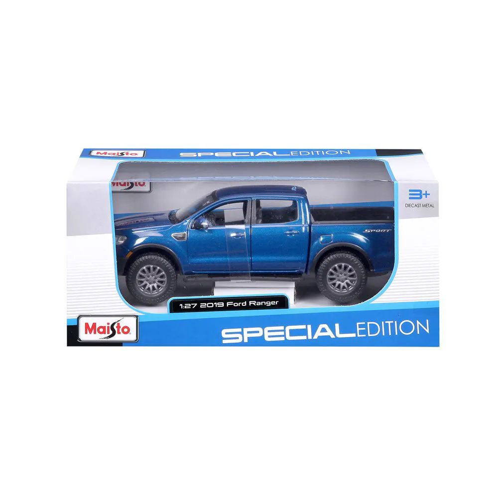 Masinuta Maisto Special Edition Jeep 2019 Ford Ranger 1:27 Albastru - poza 4