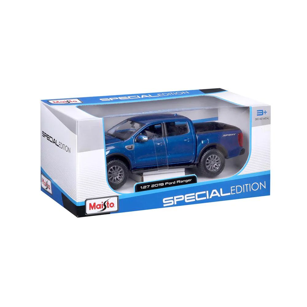 Masinuta Maisto Special Edition Jeep 2019 Ford Ranger 1:27 Albastru - poza 5