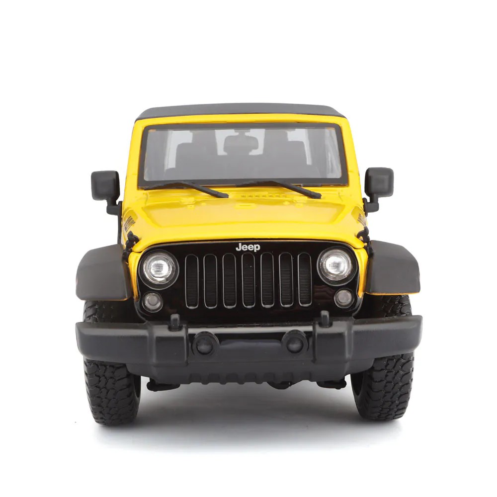 Masinuta Maisto Special Edition Jeep Wrangler scara 1:18 Galben - poza 5