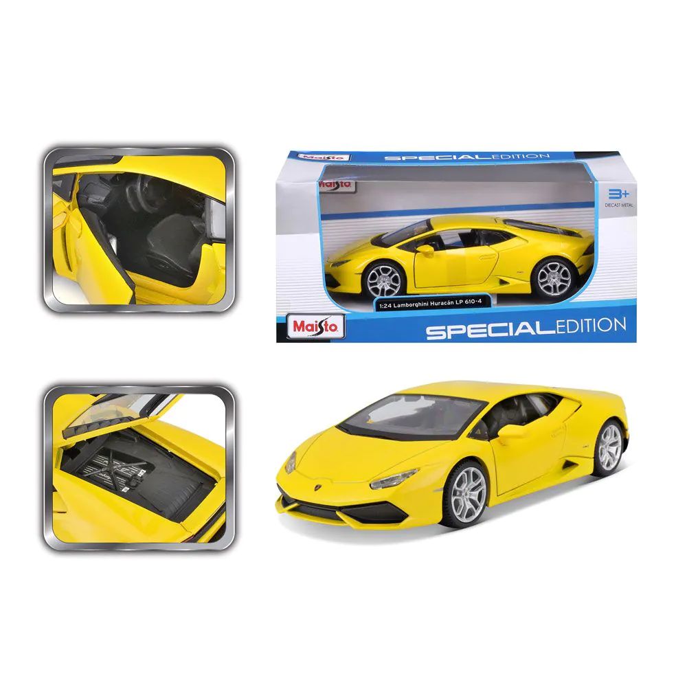 Masinuta Maisto Special Edition Lamborghini Huracan LP 610-4 1:24 Galben - poza 2