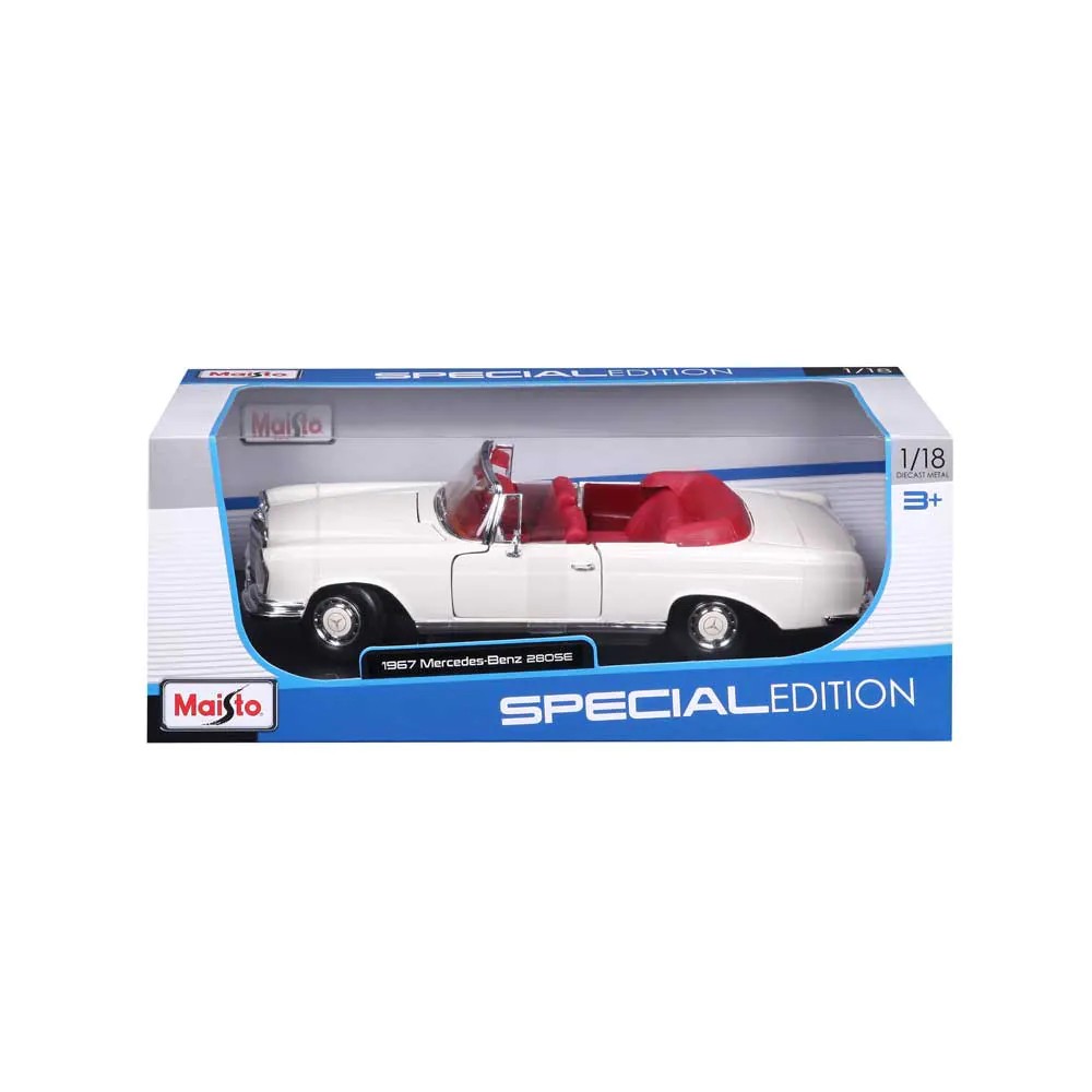 Masinuta Maisto Special Edition Mercedes-Benz 280SE Cabrio 1967 1:18 - poza 2