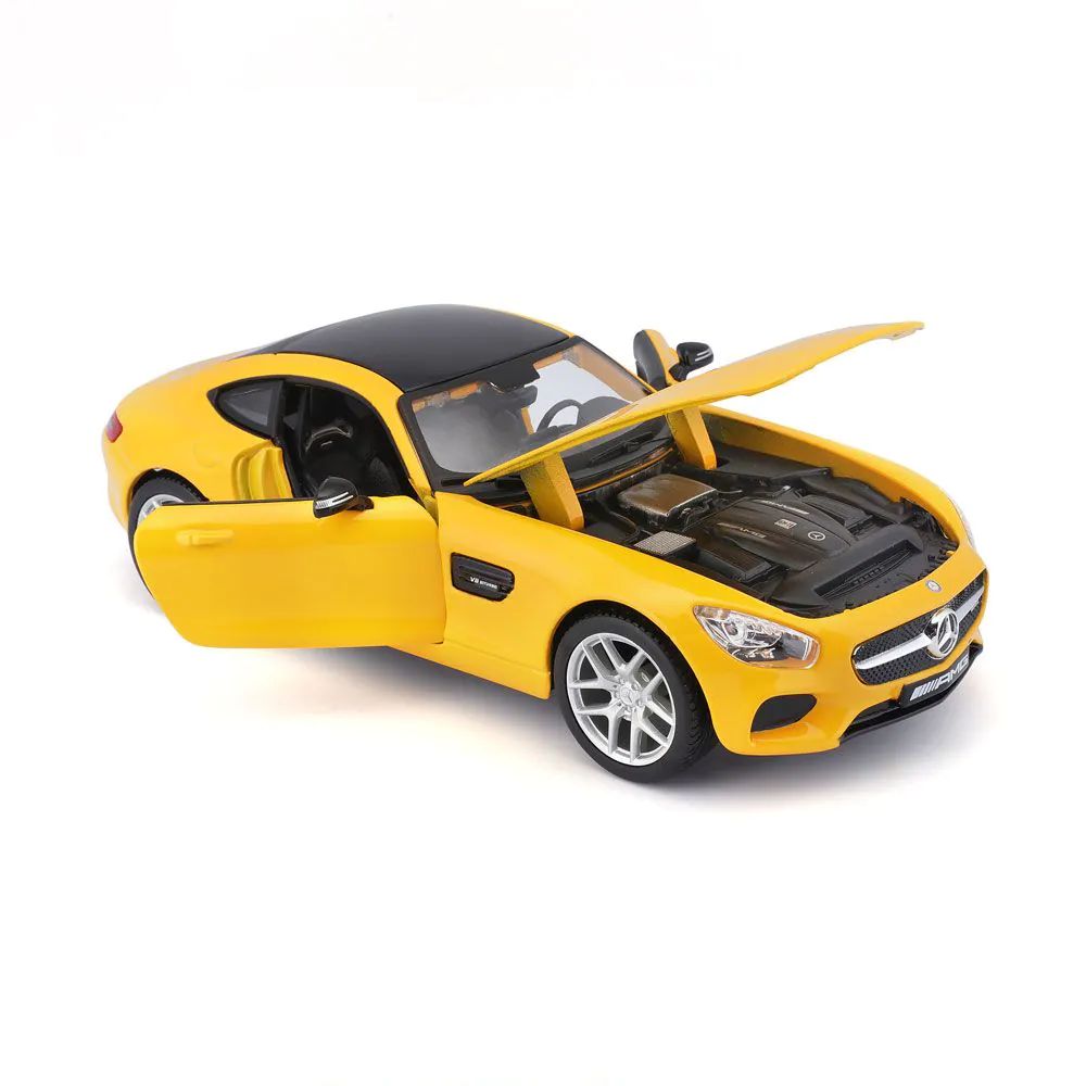 Masinuta Maisto Special Edition Mercedes Benz AMG GT Galben 1:24 - poza 5