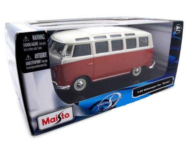 Masinuta Maisto Special Edition Van Volkswagen Samba 1:25 - poza 2