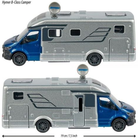 Masinuta Majorette Hymer B-Class Camper cu lumini si sunete - poza 3