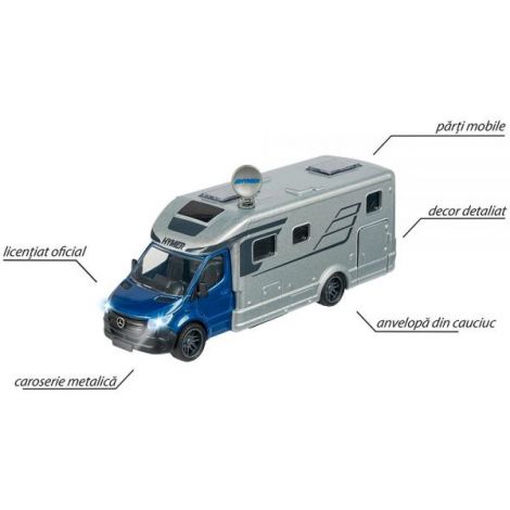 Masinuta Majorette Hymer B-Class Camper cu lumini si sunete - poza 4