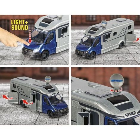 Masinuta Majorette Hymer B-Class Camper cu lumini si sunete - poza 5