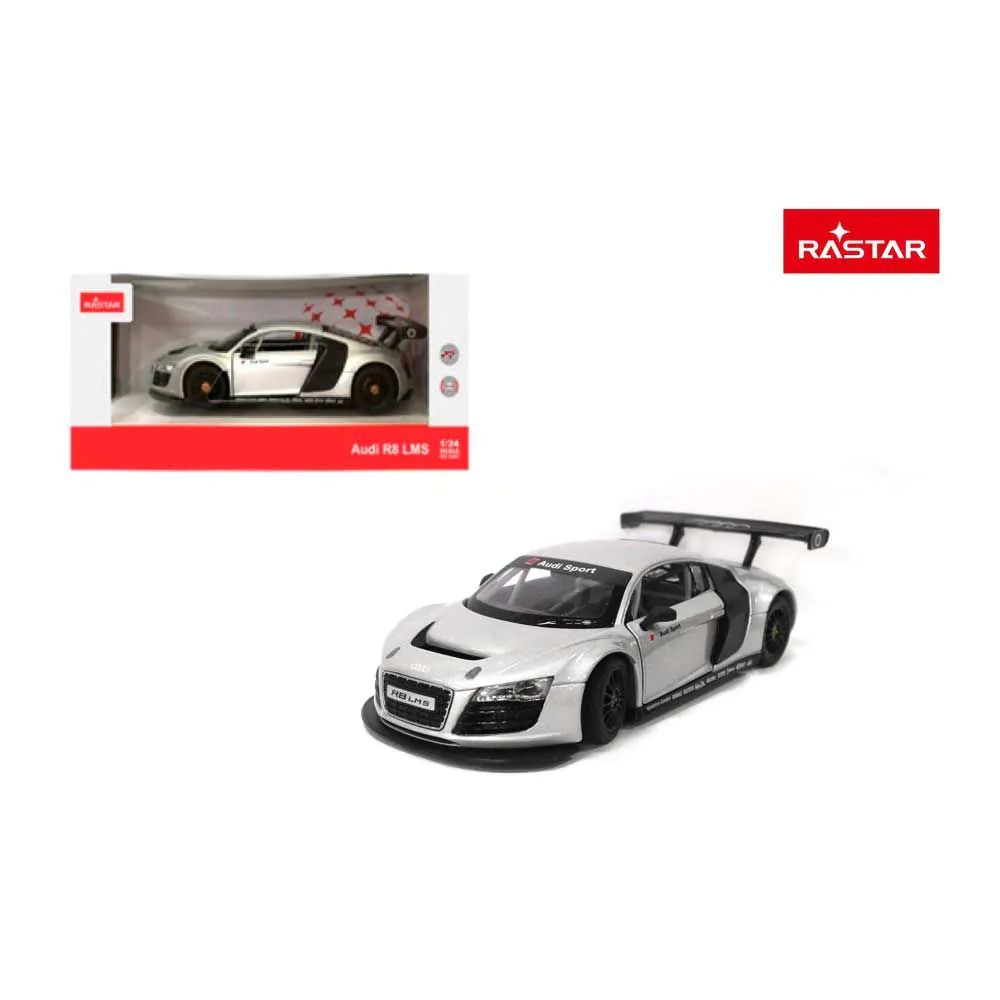 Masinuta metalica cu usi ce se deschid Rastar Audi R8 1:24 - poza 2