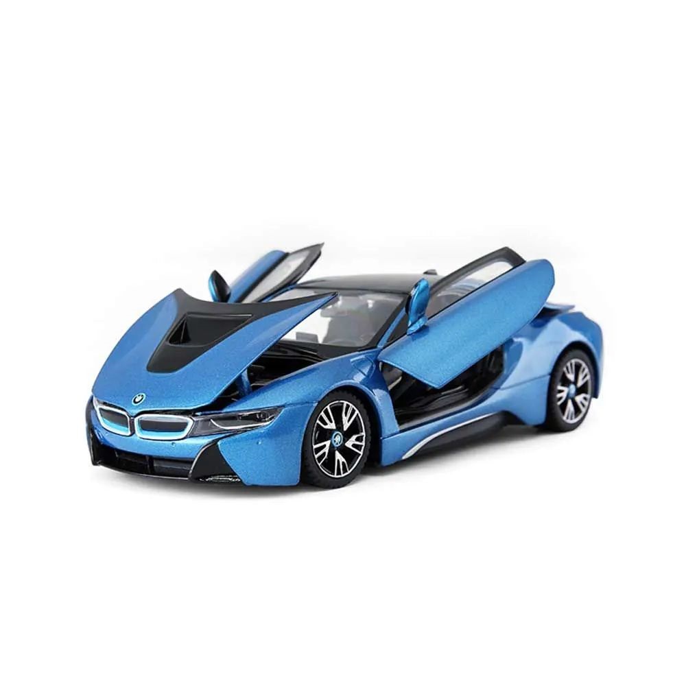 Masinuta metalica cu usi ce se deschid Rastar BMW I8 1:24 - poza 1