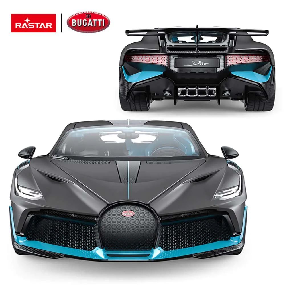 Masinuta metalica cu usi ce se deschid Rastar Buggati Divo 1:24 - poza 4