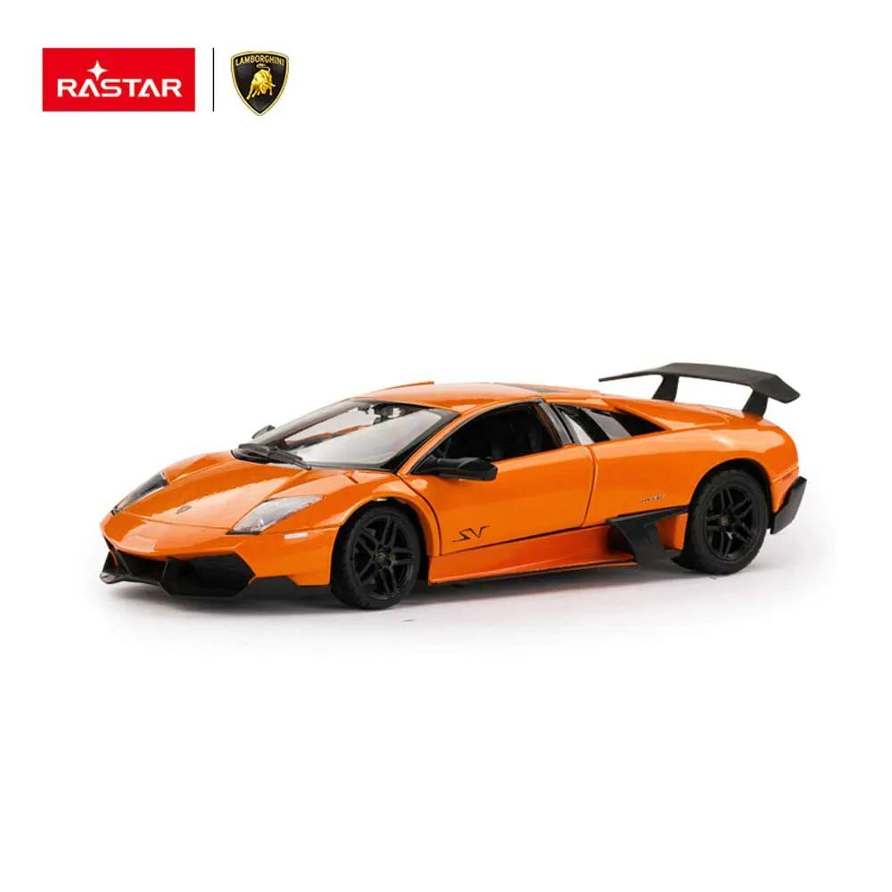Masinuta metalica cu usi ce se deschid Rastar Murcielago LP670-4 1:24 - poza 2