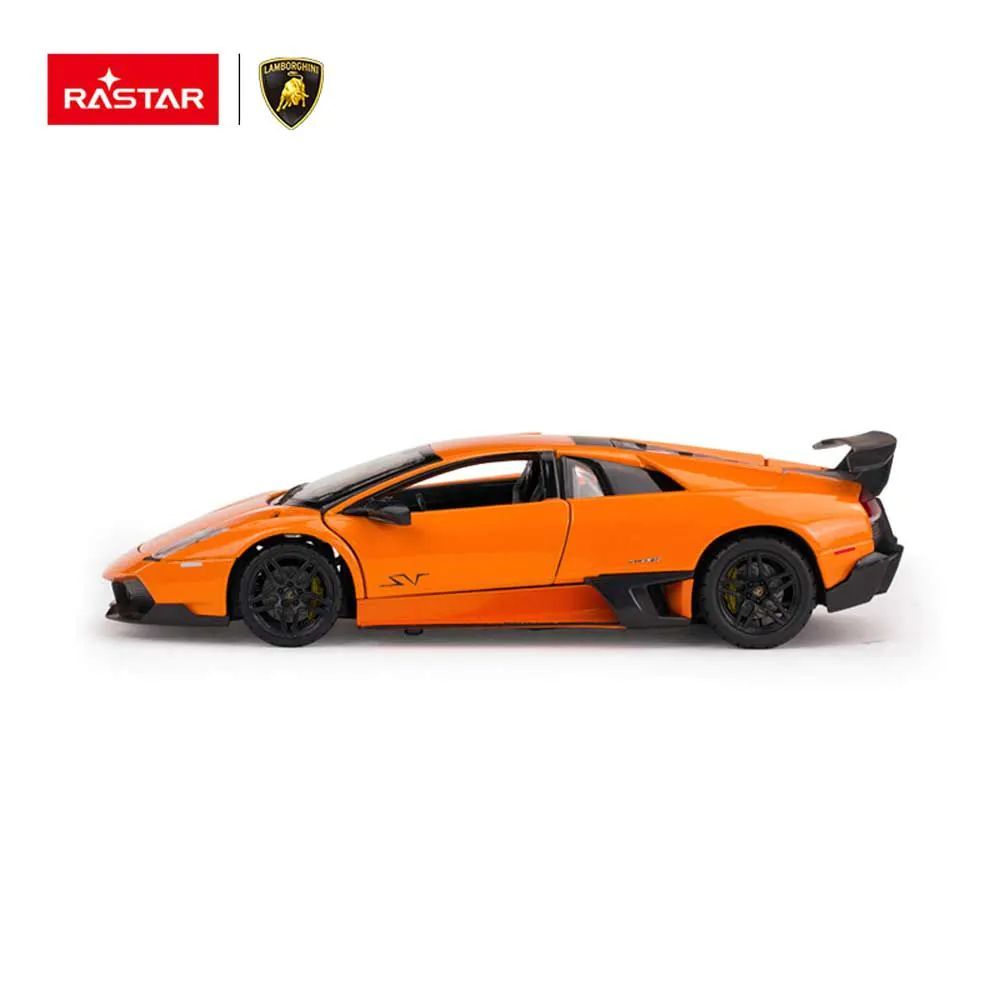 Masinuta metalica cu usi ce se deschid Rastar Murcielago LP670-4 1:24 - poza 3